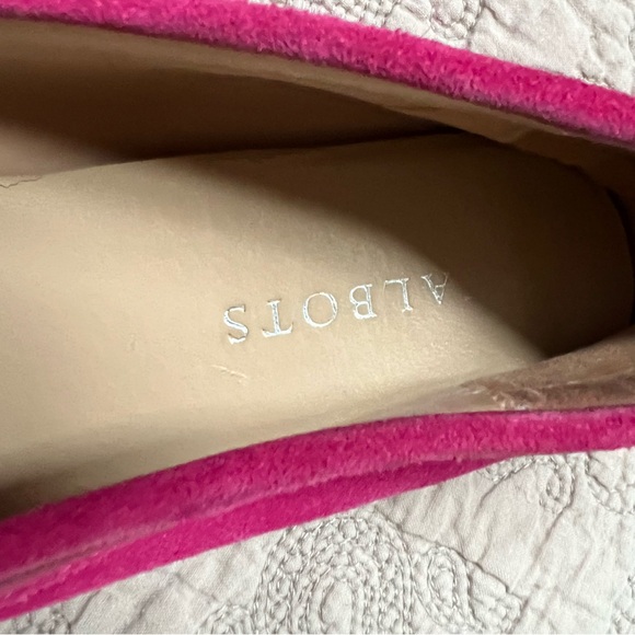 Talbots Women's Pink Suede Driving Mocs - Picture 7 of 9